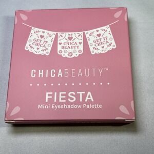 Chica Beauty FIESTA Mini Eyeshadow Palette 6g Full Size 9 Shades